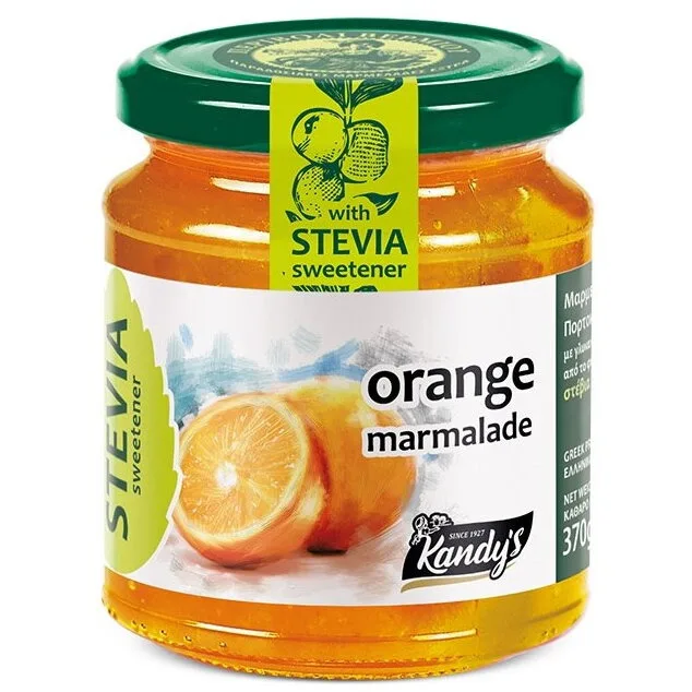 Gem de Portocale cu Stevie fara Zahar Adaugat 370g KANDYLAS — preț și oferte