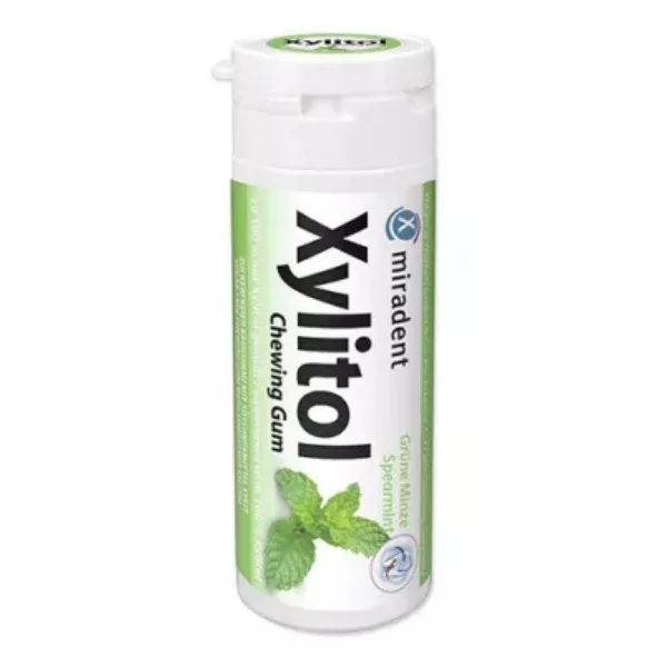 Guma de mestecat Spearmeant XYLITOL, Miradent | 30 buc — preț și oferte
