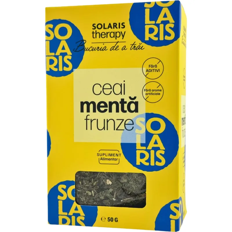 Ceai de Menta Frunze 50g SOLARIS — preț și oferte
