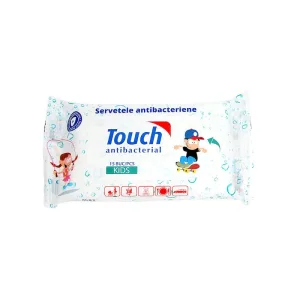 TOUCH SERVETELE UMEDE ANTIBACTERIENE KIDS 15BUC