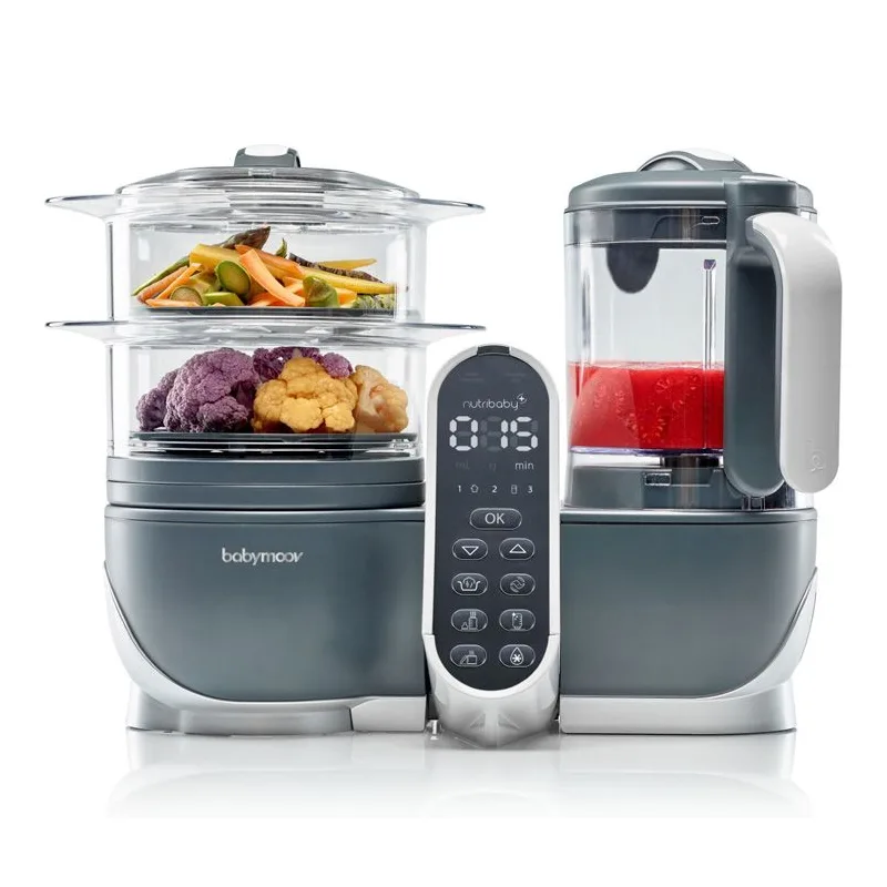 Robot multifunctional 5in1 Nutribaby, Gri, Babymoov — preț și oferte