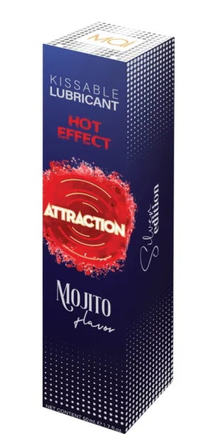 Lubrifiant pe bază de apă, Mai Attraction, Heat Mojito, 50 ml