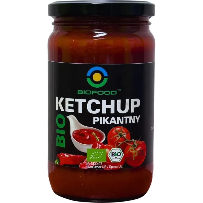 Ketchup Picant Ecologic/Bio 350g BIOFOOD — preț și oferte