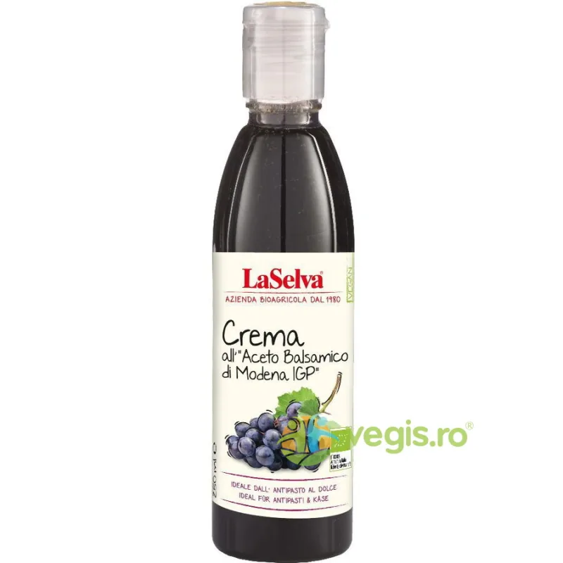 Crema de Otet Balsamic Modena IGP Ecologic/Bio 250ml — preț și oferte