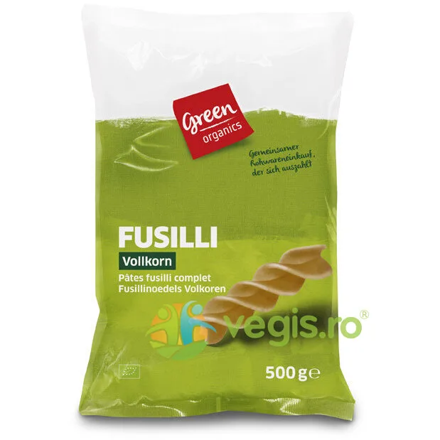 Spirale din Grau Dur Integral Ecologice/Bio 500g Green Organics — preț și oferte