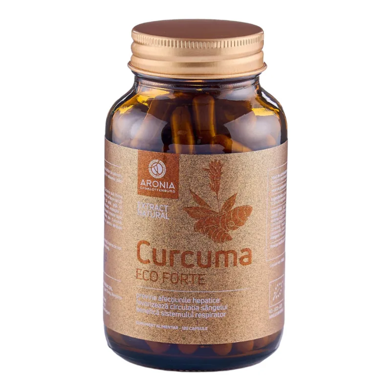 Curcuma Forte, 120 capsule, Aronia Charlottenburg — preț și oferte