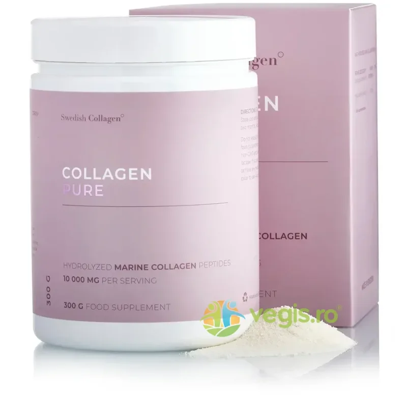Colagen Pure Hidrolizat de Tip 1 si 3 - 10000mg 300g SWEDISH SKINCARE — preț și oferte