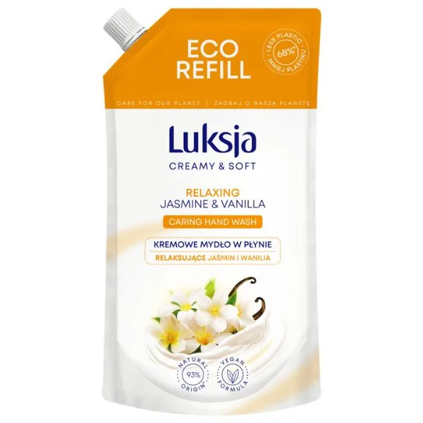 Rezerva sapun lichid CREAMY & SOFT Relaxing, Luksja | 400 ml LUKSJA INFINITY — preț și oferte