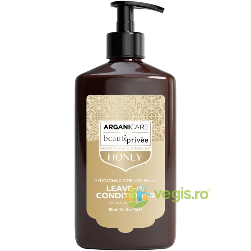 Balsam Leave-In Hidratant si Fortifiant cu Ulei de Argan si Miere 400ml ARGANICARE — preț și oferte