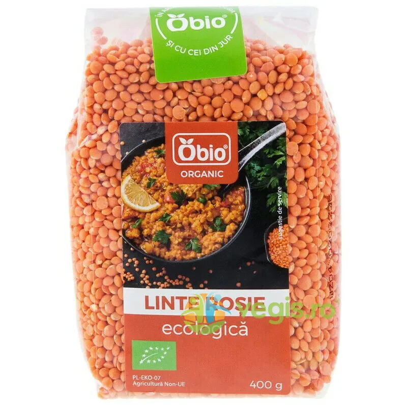 Linte Rosie Ecologica/Bio 400g OBio — preț și oferte