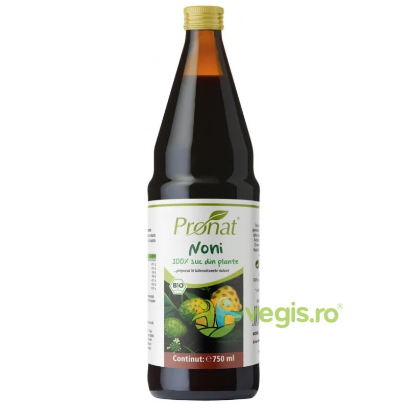 Suc de Noni Ecologic/Bio 750ml PRONAT — preț și oferte
