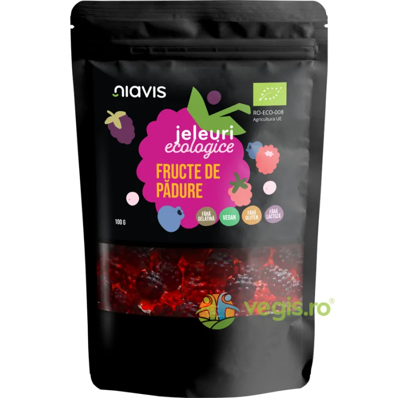 Jeleuri Fructe de Padure fara Gluten Ecologice/Bio 100g NIAVIS — preț și oferte