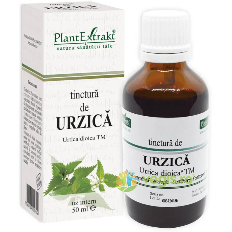 Tinctura Urzica 50ml PLANTEXTRAKT — preț și oferte