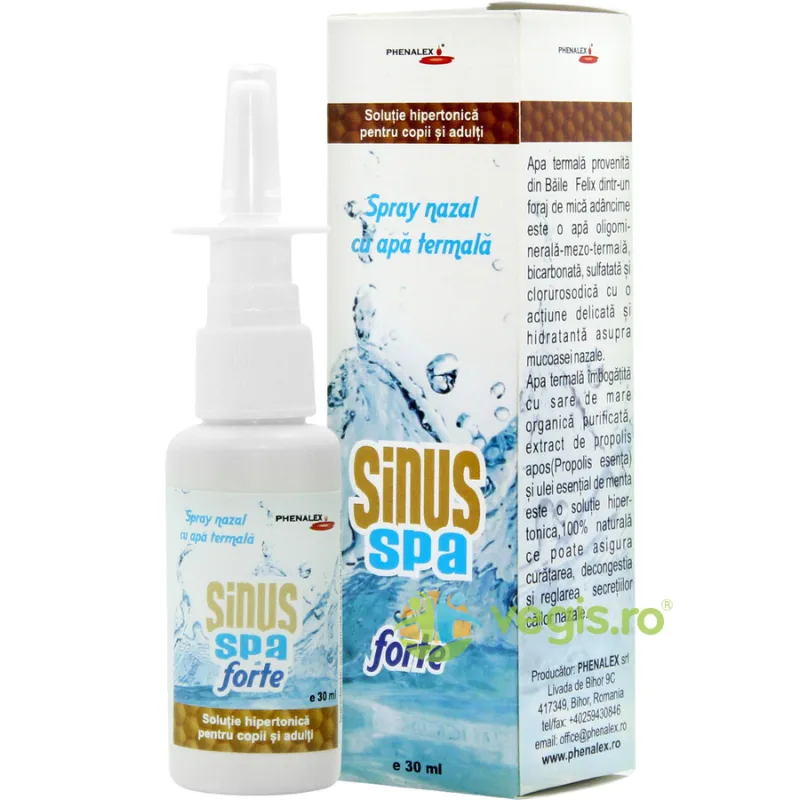 Sinus Spa Forte - Spray Nazal cu Apa Termala 30ml PHENALEX — preț și oferte