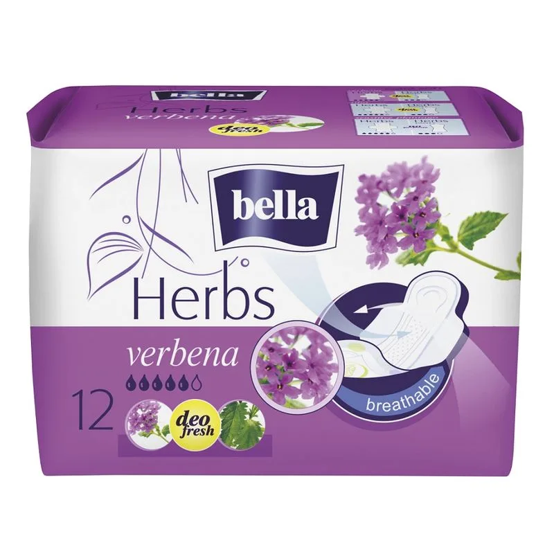 Absorbante Herbs Verbina, Bella | 12 bucati TZMO SA — preț și oferte