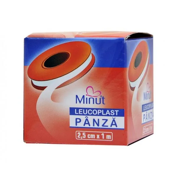 Leucoplast panza Minut 2,5cm x 1m x 1buc — preț și oferte