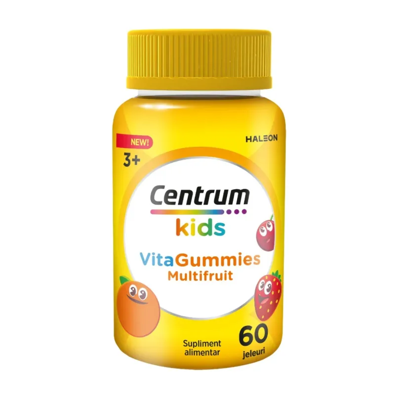 Kids VitaGummies Multifruct, 60 jeleuri, Centrum — preț și oferte