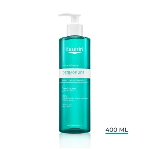 Gel de curățare purifiant cu acid salicilic DermoPure, 400 ml, Eucerin