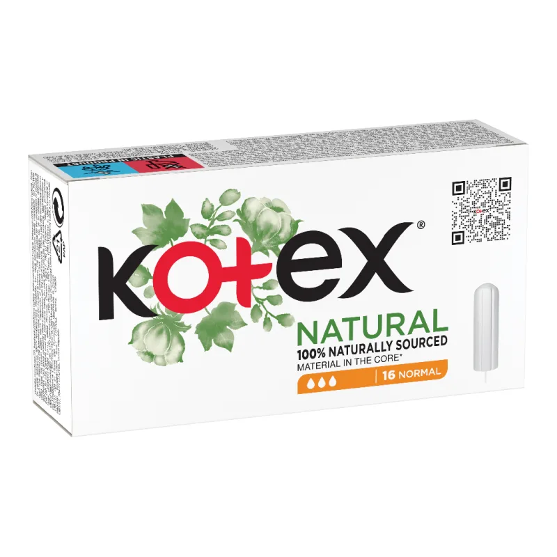 Tampoane interne Natural Normal, 16 bucati, Kotex — preț și oferte