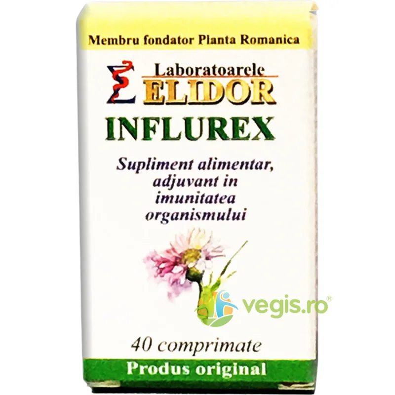 Influrex (Sustine Imunitatea) 40cpr ELIDOR — preț și oferte