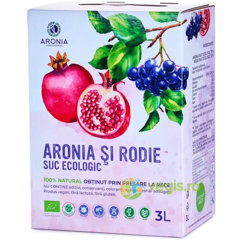 Suc de Aronia si Rodie Ecologic/Bio 3L Aronia Charlottenburg — preț și oferte