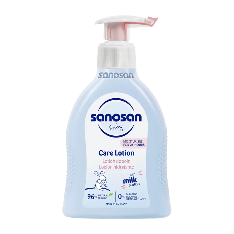 Lotiune de ingrijire pentru bebelusi, Sanosan Baby | 200 ml MANN&SCHRODER — preț și oferte