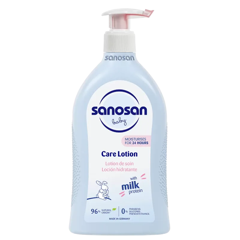 Lotiune de ingrijire pentru bebelusi, Sanosan Baby | 500 ml MANN&SCHRODER — preț și oferte