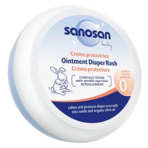 Crema antiiritatii cu zinc pentru bebelusi, Sanosan Baby | 150 ml