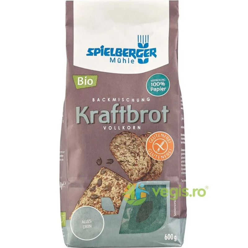 Mix pentru Paine cu Seminte fara Gluten Ecologic/Bio 600g SPIELBERGER — preț și oferte