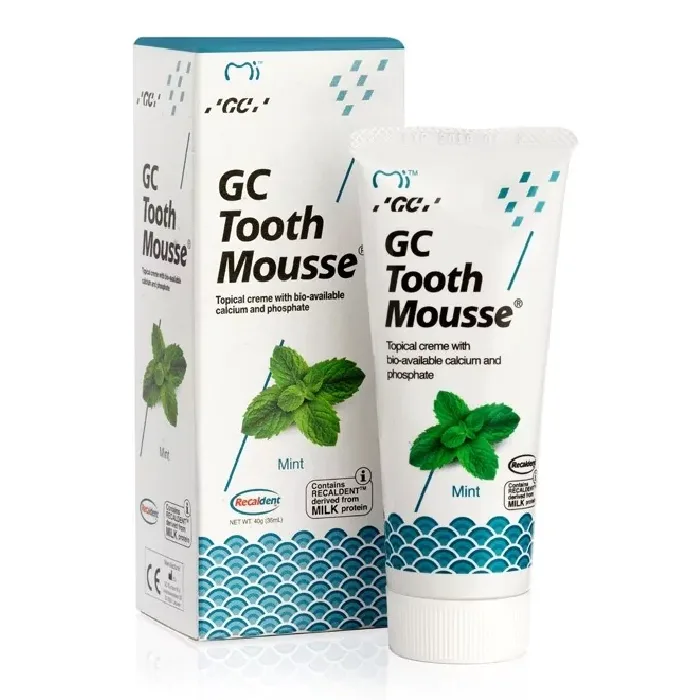 Crema dentara cu aroma de menta Tooth Mousse, 40 g, GC Dental — preț și oferte