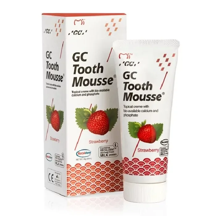 Crema dentara cu aroma de capsuni Tooth Mousse, 40 g, GC Dental — preț și oferte