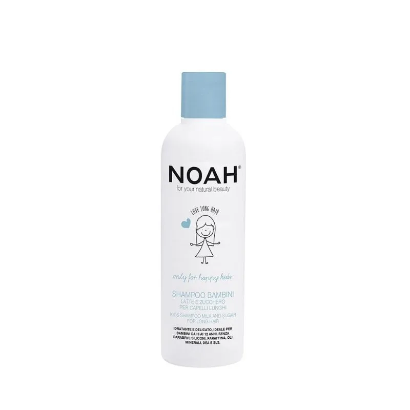 Noah Sampon pentru copii cu lapte & zahar pentru par lung, 250ml — preț și oferte