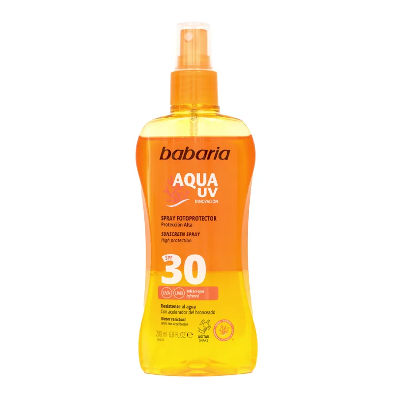 Spray bifazic pentru corp cu protectie solara SPF30, 200 ml, Babaria — preț și oferte