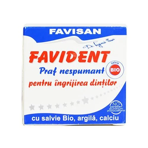 Praf Nespumant pentru Ingrijirea Dintilor 50ml Favisan — preț și oferte