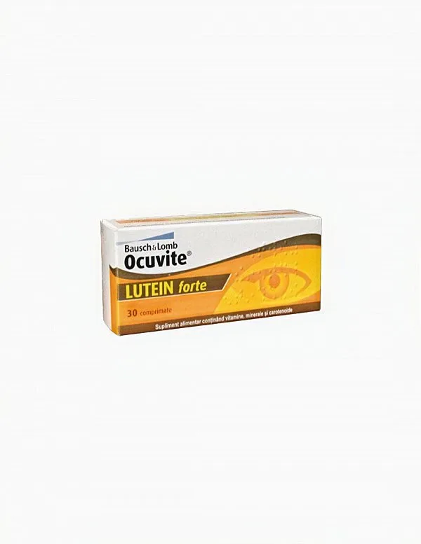 Ocuvite Lutein Forte 30 capsule – Supliment pentru sanatatea ochilor BAUSCH & LOMB — preț și oferte