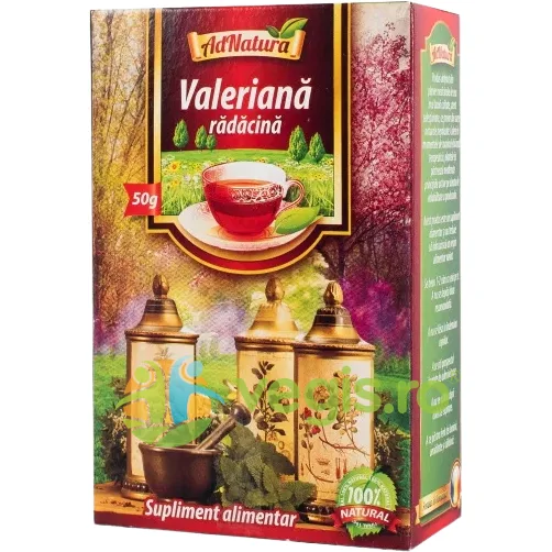 Ceai Valeriana 50g ADNATURA — preț și oferte
