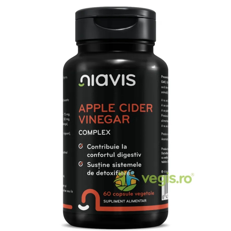 Apple Cider Vinegar Complex (Otet din Cidru de Mere) 60cps NIAVIS — preț și oferte
