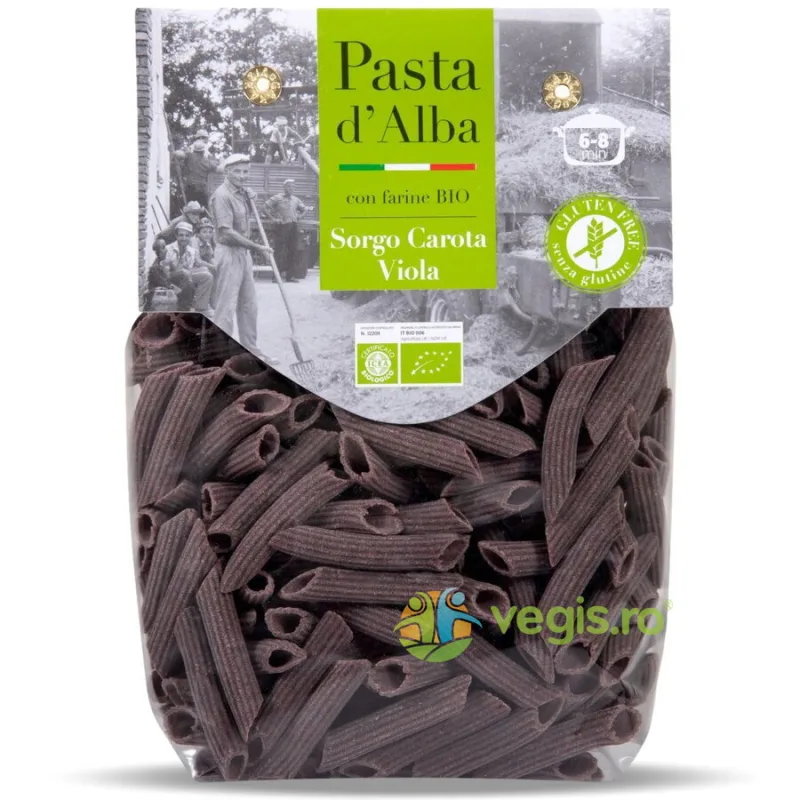 Paste Penne din Sorg fara Gluten Ecologice/Bio 250g PASTA D'ALBA — preț și oferte