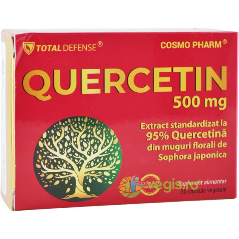 Quercetin 500mg 30cps COSMO PHARM — preț și oferte