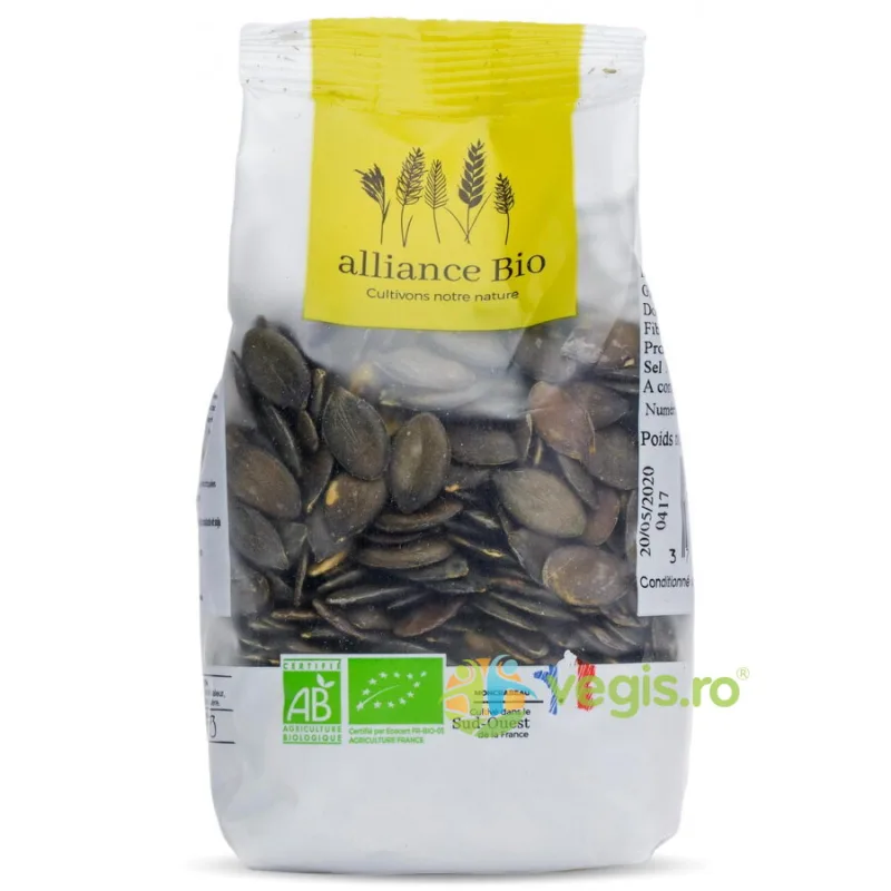 Seminte de Dovleac Ecologice/Bio 250g ALLIANCE BIO — preț și oferte