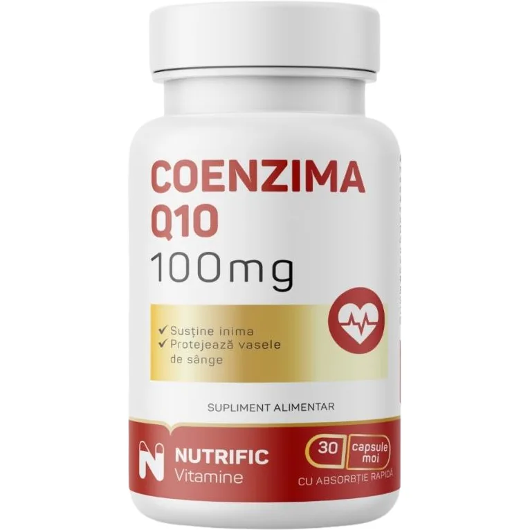 Coenzima Q10 100mg 30cps moi NUTRIFIC — preț și oferte