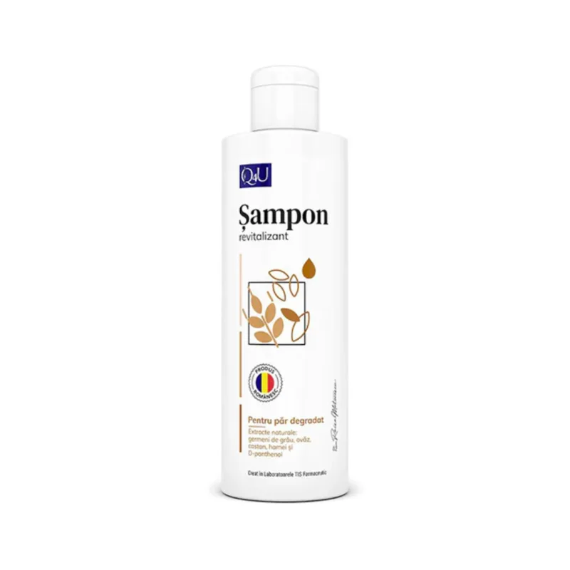 Sampon revitalizant Q4U, 250 ml, Tis Farmaceutic — preț și oferte