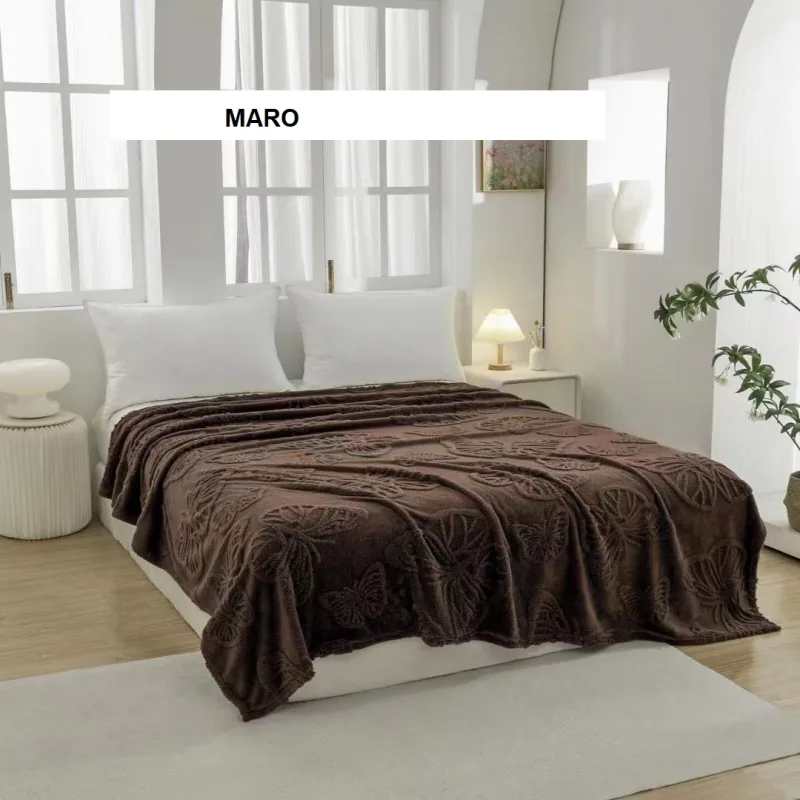 Patura UNI FLUTURI maro 200x230 cm, Ralex | 1 buc RALEX INFINITY — preț și oferte
