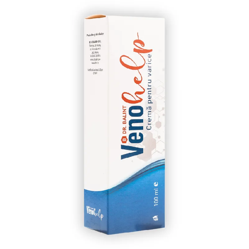 Dr. Balint Venohelp Crema pentru varice, 100 ml VITALION — preț și oferte