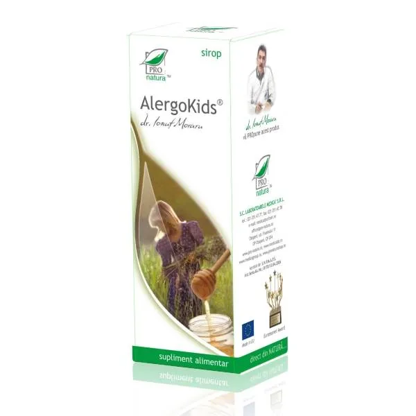 Alergokids - Sirop alergii copii - 100ml MEDICA - ProNatura — preț și oferte