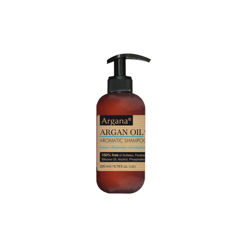 Sampon par cu ulei de argan, cedru, rozmarin si eucalipt, 100% natural 200ml, Argana — preț și oferte