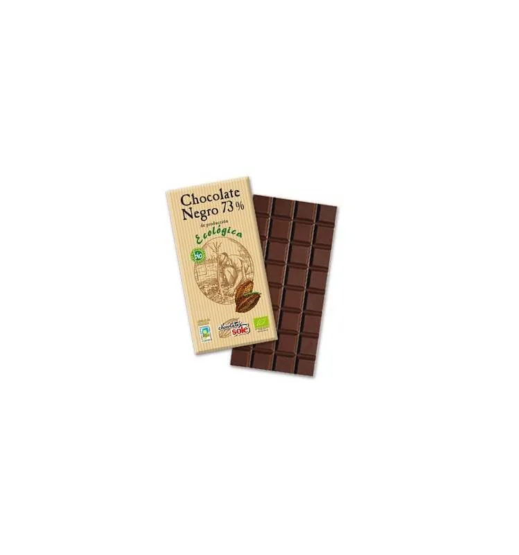 Ciocolata neagra 73% cacao - eco-bio 100g - Sole Solé Chocolates — preț și oferte