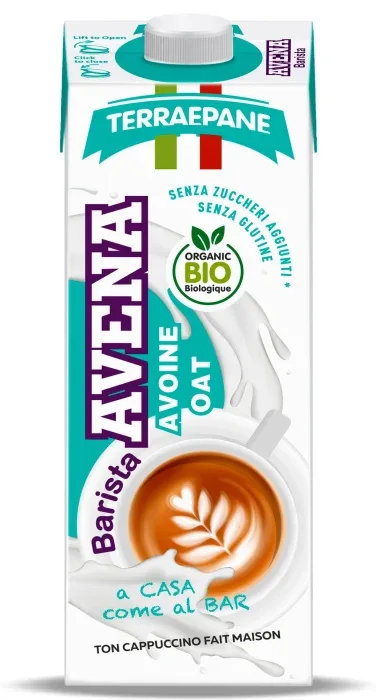 Bautura vegetala pentru cafea din ovaz, fara gluten, eco-bio, 1000 ml, Terra e Pane — preț și oferte