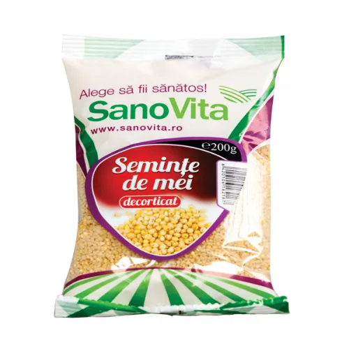 Seminte de mei decorticat 200g - SANOVITA — preț și oferte