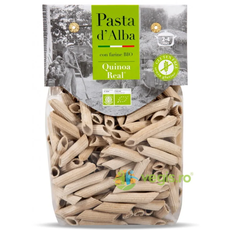 Paste Penne din Quinoa fara Gluten Ecologice/Bio 250g PASTA D'ALBA — preț și oferte